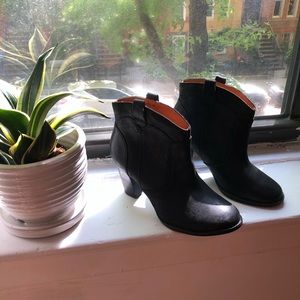 Clark’s Indigo Heeled Booties